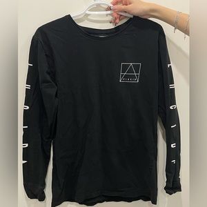 black long sleeve shirt